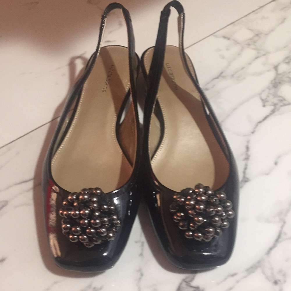 NWOT “Liz Claiborne” Sling-Back Flat Shoes